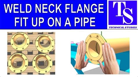 HOW TO FIT-UP A LARGE FLANGE TO A LARGE PIPE- STEP BY STEP TUTORIAL ...