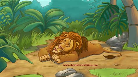 The Lion and The Mouse ~ English Short Story for Kids - Short Stories 4 Kids