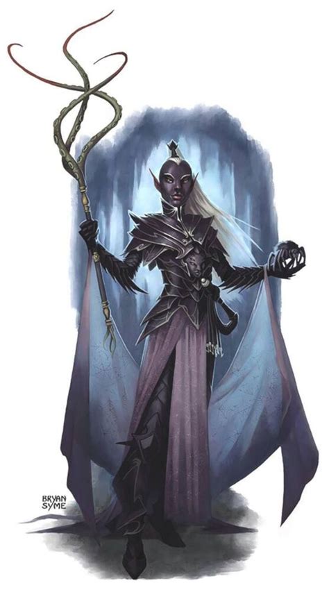 Ilvara Mizzrym | Forgotten Realms Wiki | Fandom | Character art, Dark elf, Half drow