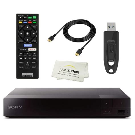 Sony BDP3700 4K Upscaling 3D Streaming Blu-ray DVD Player Built in Wi ...