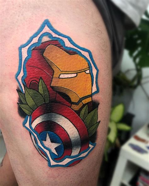 [UPDATED] 40+ Heroic Captain America Tattoos (November 2020)