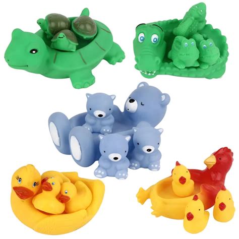 Baby bathing water toys pinch baby toys silicone playing water plastic ...