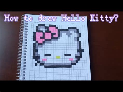 Create your own cute pixel art hello kitty masterpiece