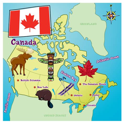 Map Of Canada Cartoon Maps Of The World | Images and Photos finder