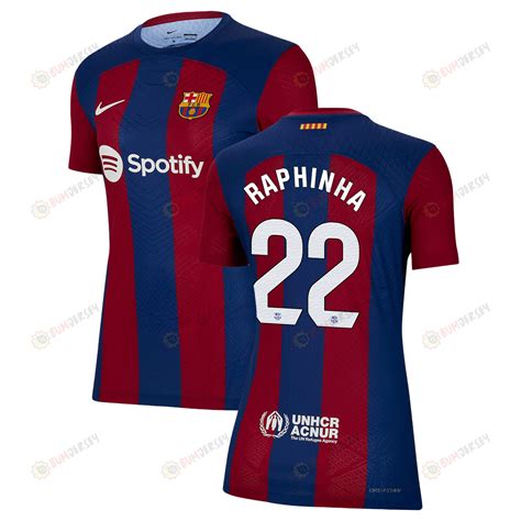 Raphinha 22 Barcelona 2023/24 Home Women Jersey - Blue/Scarlet - Ausouls