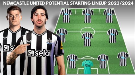 NEWCASTLE UNITED POTENTIAL STARTING LINEUP WITH TRANSFERS | SUMMER 2023 - YouTube