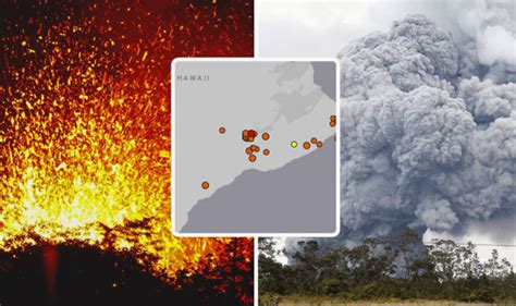 Hawaii volcano: Big Island eruption fears after 34 earthquakes hit ...