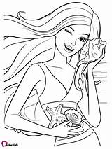 Free Printable Barbie Coloring Pages sketch template