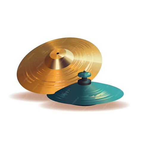 Premium AI Image | Musical instruments cymbals illustration isolated on ...