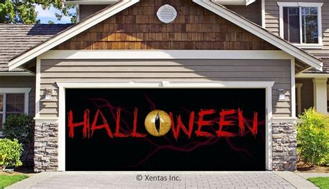 Getting Ready for Halloween... Garage Door Decor for any season... Keep in mind, the garage door ...