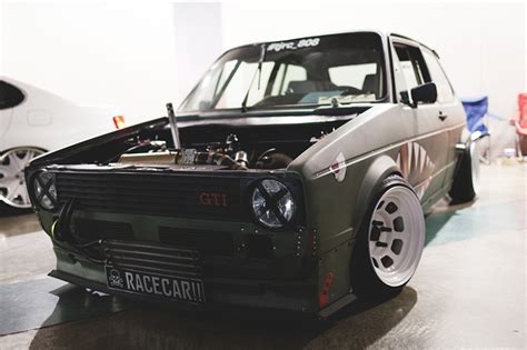 Fondos de Pantalla Tuning Volkswagen Golf Mk1 GTL Rabbit stance Frente Faro vehículo Coches ...