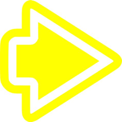 Yellow arrow right icon - Free yellow arrow icons