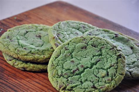 Andes Mint Chip Cookies mint cookie dough with Andes chocolate pieces ...