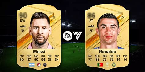 Lionel Messi higher rated than Cristiano Ronaldo on EA FC 24