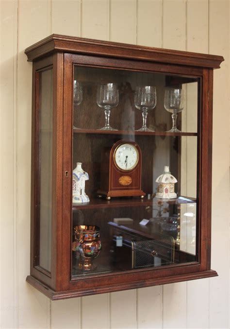 Antiques Atlas - Vintage Mahogany Wall Display Cabinet