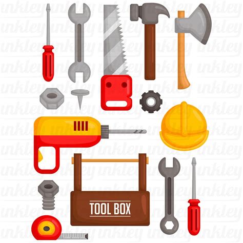 Garage Tools Clipart Toolbox Equipment Clip Art Home | Etsy in 2021 | Clip art, Home repair, Tools