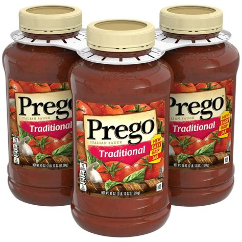 Prego Traditional Italian Sauce (45 Ounce, 3 Pack) - Walmart.com ...