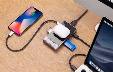 Fophie 7-in-1 USB-C Hub and Wireless Charging Stand | Gadgetsin