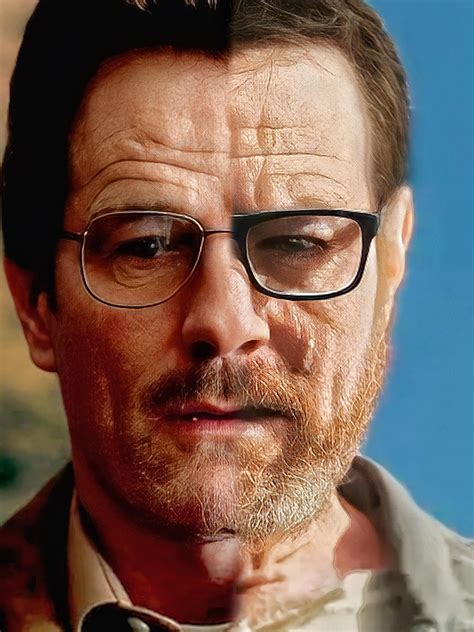 Walter White to Mr Lambert Half Split face : r/walterwhite