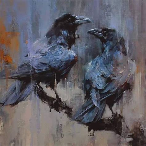 Raven Bird Painting at PaintingValley.com | Explore collection of Raven Bird Painting