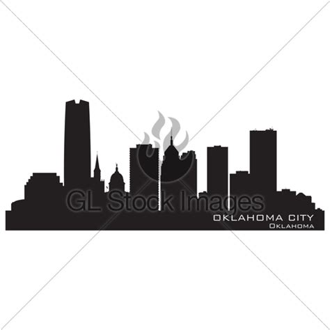 Oklahoma City Skyline Silhouette at GetDrawings | Free download