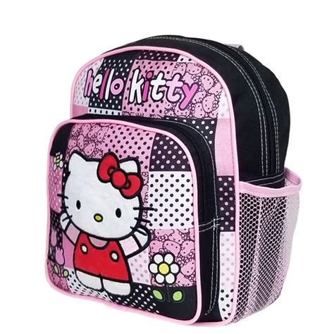 Hello Kitty Patch Black Mini Backpack #82513