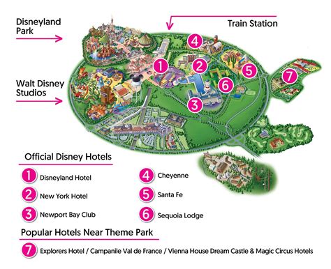 Disneyland Paris Map Hotel - Disney's Newport Bay Club - Disneyland Parijs ... | Disneyland ...