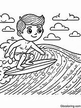Printable Surfing Coloring Pages Free For Kids And Adults sketch template