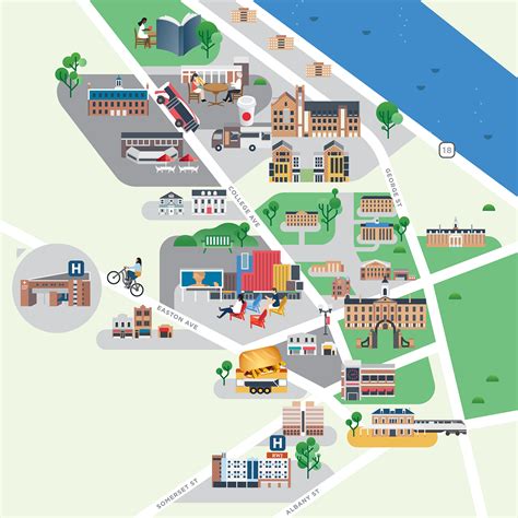 Rutgers University maps :: Behance