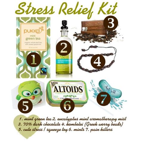 Stress Relief Kit for Exams | College and University Student Living | Pinterest | Stress relief ...