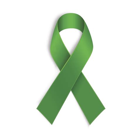 Green Ribbon Mental Health Awareness Ribbon Png Clipa - vrogue.co
