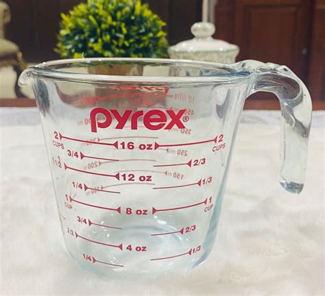 Pyrex Glass Measuring cup, Furniture & Home Living, Kitchenware ...