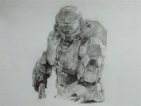 Halo Master Chief Drawing