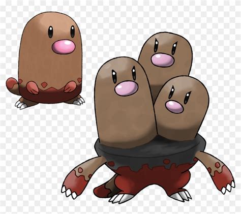 View Diglett Dig , - Pokemon Diglett, HD Png Download - 974x820(#3894603) - PngFind