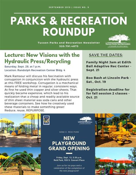 Check out the Parks and... - Tucson Parks and Recreation