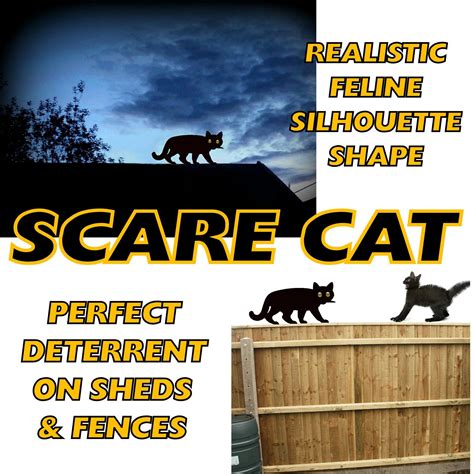 2x SCARE CAT Garden Scarer Stop Pest Control Deterrent Repel Get Rid ...