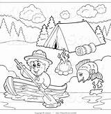 Girl Scout Camping Coloring Pages sketch template