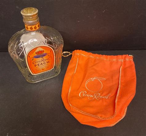 Collectible Crown Royal Peach Limited Edition empty Bottle - Etsy