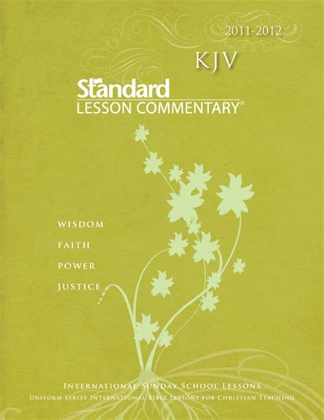 KJV Standard Lesson Commentary® 2011-2012 by Standard Publishing on iBooks