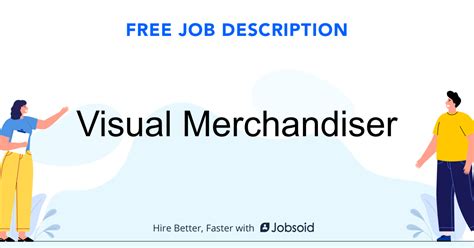 Visual Merchandiser Job Description - Jobsoid