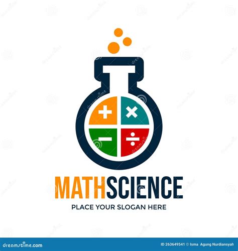 Math Science Vector Logo stock vector. Illustration of medicine - 263649541