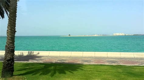 Beautiful View of Doha Corniche on 2013-06-19 - YouTube