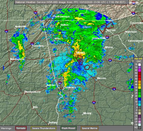 Interactive Hail Maps - Hail Map for Atlanta, GA