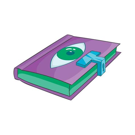 Magic book icon in cartoon style 14443392 Vector Art at Vecteezy