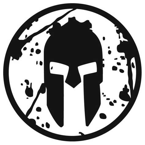 Black and White Spartan Logo - LogoDix