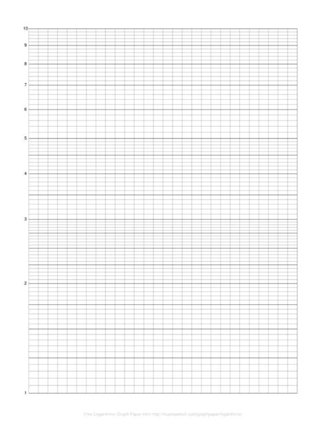 Free Printable Semi Log Graph Paper Template in PDF