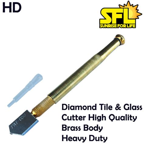 Glass Cutter Tile Cutter Diamond Heavy Duty Brass Handle 1pc I SFL ...