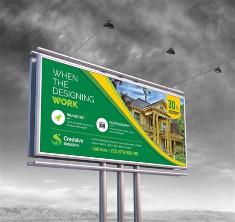 Real Estate Billboard Banner Template 000354 - Template Catalog ...