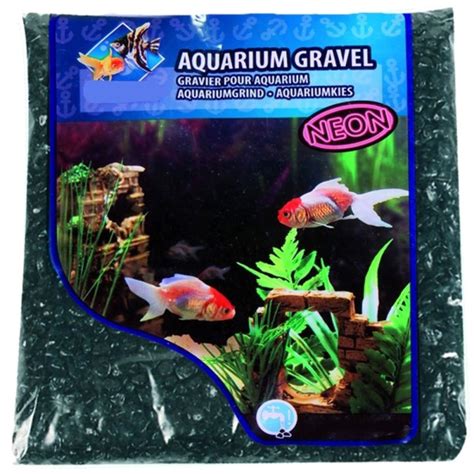 Neon black gravel, 1 kg, for aquarium. AP-FL-400409 animallparadise