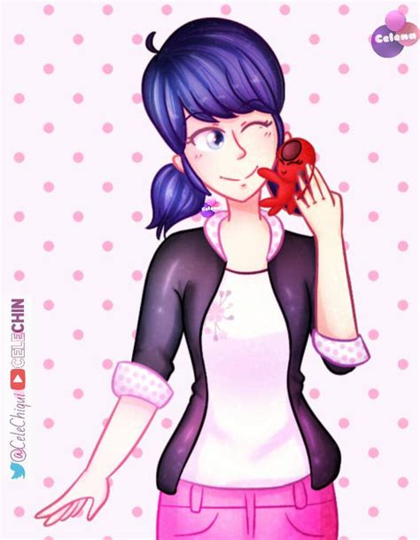 Marinette and Tikki by CeleCHIN on DeviantArt